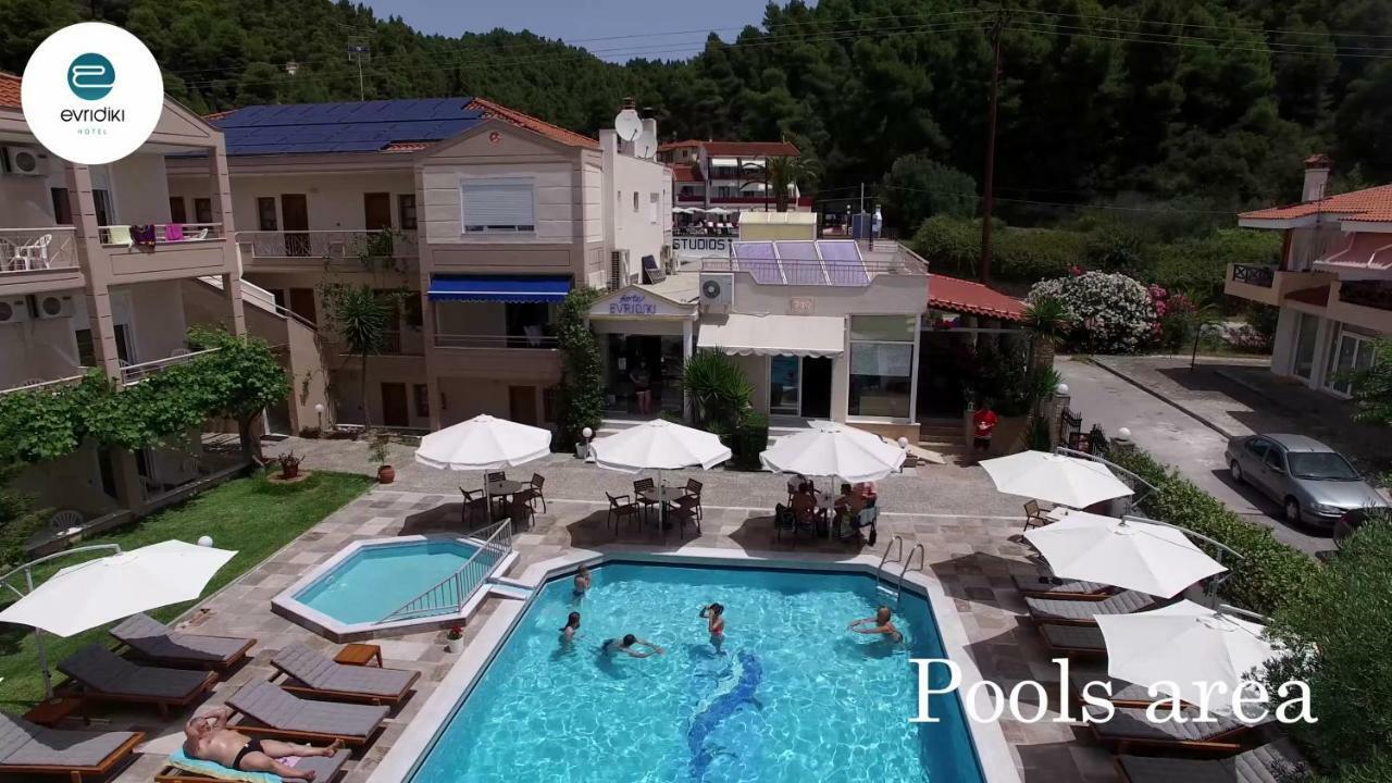 Evridiki Hotel Skála Foúrkas Exterior foto